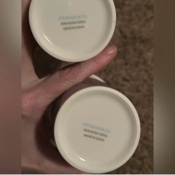 Tiffany & Co Tall bone China coffee/paper cups NIB - Picture 5 of 5